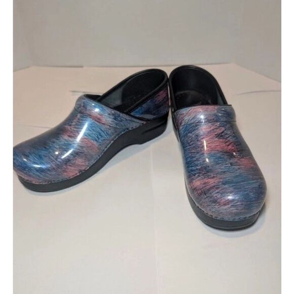 Dansko Professional Clogs Nursing Cotton Candy Patent Leather Size 40  US Sz 9.5 - Picture 1 of 6